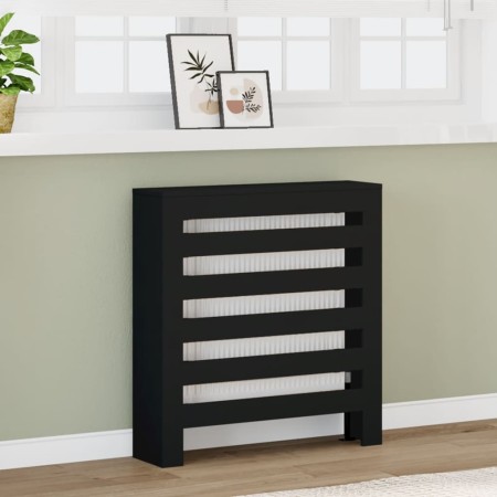 Cubierta de radiador madera de ingeniería negro 78x20x82 cm von , Zubehör für Heizkörper - Ref: Foro24-852682, Preis: 46,52 €...