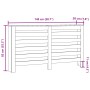 Cubierta de radiador madera ingeniería marrón roble 149x20x82cm von , Zubehör für Heizkörper - Ref: Foro24-852705, Preis: 85,...
