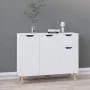 Engineered wood glossy white sideboard 90x30x72 cm by vidaXL, Sideboards - Ref: Foro24-326819, Price: 144,87 €, Discount: %