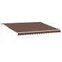 Toldo retráctil manual marrón 450x300 cm von , Markisen - Ref: Foro24-3215701, Preis: 331,14 €, Rabatt: %