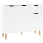 Sideboard aus weißem Holzwerkstoff 90x30x72 cm, glänzend von vidaXL, Sideboards - Ref: Foro24-326819, Preis: 148,21 €, Rabatt: %
