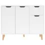 Engineered wood glossy white sideboard 90x30x72 cm by vidaXL, Sideboards - Ref: Foro24-326819, Price: 144,87 €, Discount: %