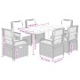 Set comedor de jardín 7 pzas con cojines ratán sintético beige von , Gartensets - Ref: Foro24-3263024, Preis: 723,92 €, Rabat...