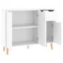 Engineered wood glossy white sideboard 90x30x72 cm by vidaXL, Sideboards - Ref: Foro24-326819, Price: 144,87 €, Discount: %