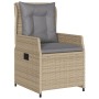 Set comedor de jardín 5 pzas con cojines ratán sintético beige by , Garden sets - Ref: Foro24-3262869, Price: 534,47 €, Disco...