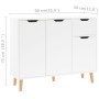 Sideboard aus weißem Holzwerkstoff 90x30x72 cm, glänzend von vidaXL, Sideboards - Ref: Foro24-326819, Preis: 148,21 €, Rabatt: %