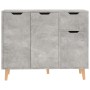 Concrete gray engineered wood sideboard 90x30x72 cm by vidaXL, Sideboards - Ref: Foro24-326817, Price: 109,41 €, Discount: %