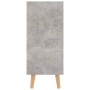 Concrete gray engineered wood sideboard 90x30x72 cm by vidaXL, Sideboards - Ref: Foro24-326817, Price: 109,41 €, Discount: %