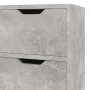 Aparador de madera de ingeniería gris hormigón 90x30x72 cm de vidaXL, Aparadores - Ref: Foro24-326817, Precio: 109,30 €