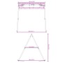 Estructura columpio exterior y 4 ganchos para colgar acero azul von , Zubehör für Schaukeln und Spielgeräte - Ref: Foro24-400...