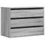Cajonera de esquina madera ingeniería gris Sonoma 80x41x58 cm by , Drawers - Ref: Foro24-852857, Price: 108,44 €, Discount: %