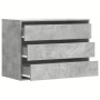 Cajonera de esquina madera ingeniería gris hormigón 80x41x58 cm von , Schubladen - Ref: Foro24-852855, Preis: 109,36 €, Rabat...