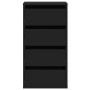 Cajonera de esquina madera de ingeniería negra 40x41x76 cm von , Schubladen - Ref: Foro24-852862, Preis: 96,85 €, Rabatt: %