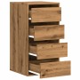 Cajonera de esquina madera ingeniería roble artisan 40x41x76 cm von , Schubladen - Ref: Foro24-852869, Preis: 87,99 €, Rabatt: %
