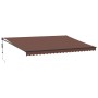 Toldo retráctil automático marrón 500x300 cm von , Markisen - Ref: Foro24-3215717, Preis: 454,16 €, Rabatt: %