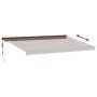 Toldo retráctil automático marrón 500x300 cm von , Markisen - Ref: Foro24-3215717, Preis: 454,16 €, Rabatt: %