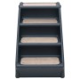 Dark gray 4-step folding dog ladder by vidaXL, Pet Steps and Ramps - Ref: Foro24-171172, Price: 59,34 €, Discount: %
