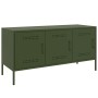 Mueble de TV de acero verde oliva 100,5x39x50,5 cm von , TV-Möbel - Ref: Foro24-842950, Preis: 100,20 €, Rabatt: %