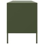 Mueble de TV de acero verde oliva 100,5x39x50,5 cm von , TV-Möbel - Ref: Foro24-842950, Preis: 100,20 €, Rabatt: %