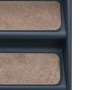 Dunkelgraue 4-stufige klappbare Hundeleiter von vidaXL, Stufen und Rampen für Haustiere - Ref: Foro24-171172, Preis: 59,34 €,...