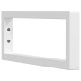 Soportes estante de lavabo 2uds tejado rectangular acero blanco by , Supports and crossbars - Ref: Foro24-4007264, Price: 37,...