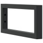 Soportes estante de lavabo 2 uds rectangular acero negro by , Supports and crossbars - Ref: Foro24-4007270, Price: 30,26 €, D...