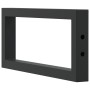 Soportes estante de lavabo 2 uds rectangular acero negro by , Supports and crossbars - Ref: Foro24-4007270, Price: 30,26 €, D...