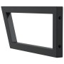 Soportes estante de lavabo 2 unidades trapecio acero negro by , Supports and crossbars - Ref: Foro24-4007287, Price: 37,55 €,...