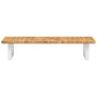 Estante de lavabo de pared de acero y madera maciza de roble by , bathroom vanities - Ref: Foro24-3302336, Price: 86,70 €, Di...