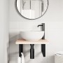 Soportes estante de lavabo 2 uds rectangular acero negro by , Supports and crossbars - Ref: Foro24-4007272, Price: 43,72 €, D...