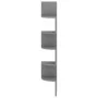 Engineered wood gray corner wall shelf 19x19x123 cm by vidaXL, Shelves and shelves - Ref: Foro24-326833, Price: 34,26 €, Disc...