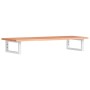 Estante de lavabo de pared de acero y madera maciza de roble de , Tocadores de baño - Ref: Foro24-3302568, Precio: 95,29 €, D...