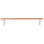 Estante de lavabo de pared de acero y madera maciza de roble de , Tocadores de baño - Ref: Foro24-3302568, Precio: 95,29 €, D...