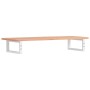 Estante de lavabo de pared de acero y madera maciza de roble de , Tocadores de baño - Ref: Foro24-3302568, Precio: 95,29 €, D...