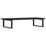 Estante de lavabo de pared de acero y madera maciza de roble de , Tocadores de baño - Ref: Foro24-3302625, Precio: 88,50 €, D...