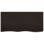 Estante de lavabo de pared de acero y madera maciza de roble de , Tocadores de baño - Ref: Foro24-3302625, Precio: 88,50 €, D...