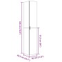 Aparador de madera de ingeniería roble Sonoma 30x42,5x185 cm by , Sideboards - Ref: Foro24-3281394, Price: 134,07 €, Discount: %