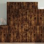 Aparador alto madera de ingeniería roble ahumado 70x42,5x185 cm by , Sideboards - Ref: Foro24-3281431, Price: 190,96 €, Disco...