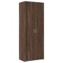 Aparador alto madera de ingeniería marrón roble 70x42,5x185 cm by , Sideboards - Ref: Foro24-3281433, Price: 196,54 €, Discou...
