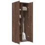 Aparador alto madera de ingeniería marrón roble 70x42,5x185 cm by , Sideboards - Ref: Foro24-3281433, Price: 196,54 €, Discou...