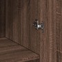 Aparador alto madera de ingeniería marrón roble 70x42,5x185 cm by , Sideboards - Ref: Foro24-3281433, Price: 196,54 €, Discou...