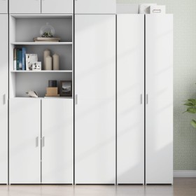 Aparador de madera de ingeniería blanco 45x42,5x185 cm by , Sideboards - Ref: Foro24-3281406, Price: 181,56 €, Discount: %