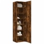 Aparador de madera de ingeniería roble ahumado 45x42,5x185 cm by , Sideboards - Ref: Foro24-3281410, Price: 163,68 €, Discoun...