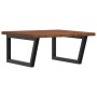 Estante de lavabo de pared de acero y madera maciza de roble von , Badezimmerwaschtische - Ref: Foro24-3302487, Preis: 98,59 ...