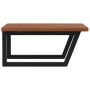 Estante de lavabo de pared de acero y madera maciza de roble von , Badezimmerwaschtische - Ref: Foro24-3302487, Preis: 98,59 ...