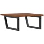 Estante de lavabo de pared de acero y madera maciza de roble von , Badezimmerwaschtische - Ref: Foro24-3302487, Preis: 98,59 ...