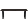 Estante de lavabo de pared de acero y madera maciza de roble by , bathroom vanities - Ref: Foro24-3302659, Price: 88,74 €, Di...