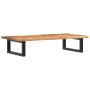 Estante de lavabo de pared acero y madera maciza de acacia de , Tocadores de baño - Ref: Foro24-3302717, Precio: 74,16 €, Des...