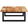Estante de lavabo de pared acero y madera maciza de acacia de , Tocadores de baño - Ref: Foro24-3302717, Precio: 74,16 €, Des...