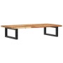 Estante de lavabo de pared acero y madera maciza de acacia de , Tocadores de baño - Ref: Foro24-3302717, Precio: 74,16 €, Des...